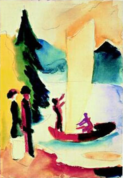 Gelbes Segel August Macke